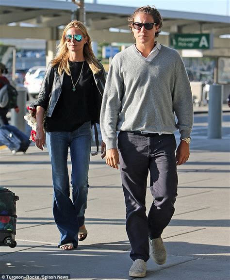 Heidi Klum And Vito Schnabel Arrive Back From Romantic St Barts Holiday