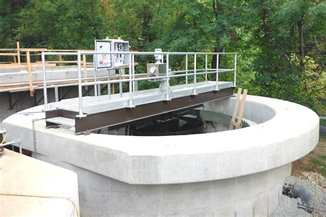bridge supported clarifiers envirodyne systems inc