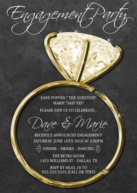 Engagment Party Invitation Engagement Party Etsy Unique Engagement Party Engagement Party