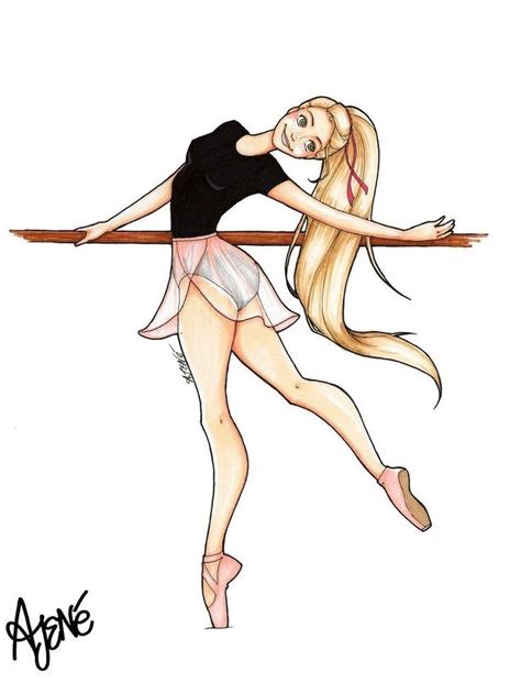 Em Desenhos De Ballet Desenho De Dan Arina Ilustra Es
