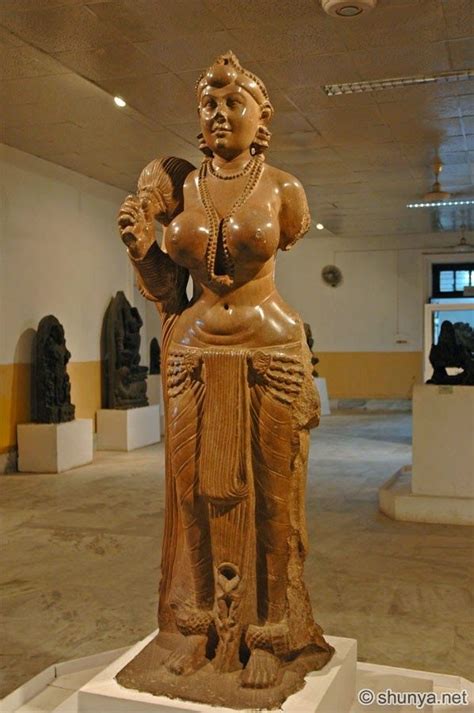 DIDARGANJ YAKSHI 3d 2nd Century B C E Indian Sculpture Statue