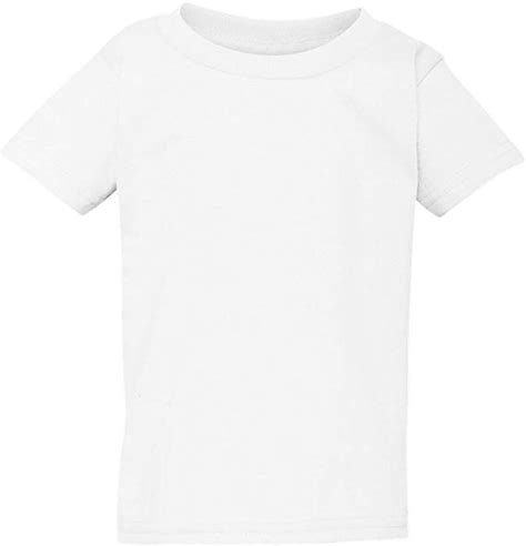 Gildan Todler Boys Heavy Cotton 53 Oz T Shirt White 5 Cotton