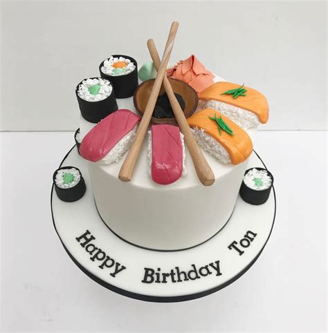 Sushi Birthday Cake By Sweet Beas Bakery Cake Birthday Cake Bakery