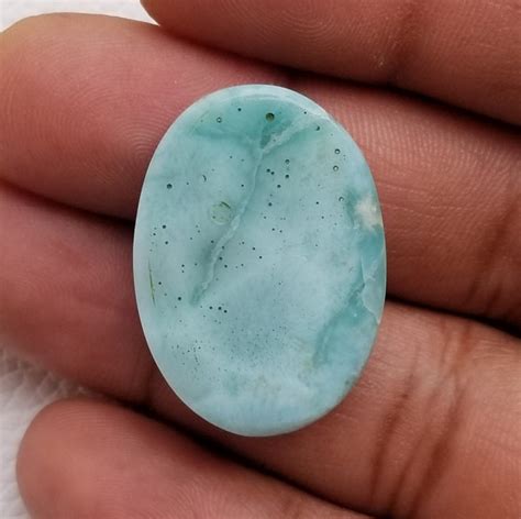 Natural Larimar Cabochon Loose Gemstone Larimar Cabochon Etsy