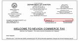 Nevada Modified Business Tax Pictures