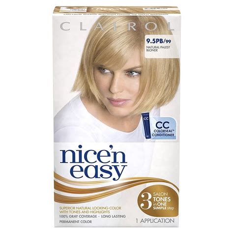Clairol Nice N Easy PB Natural Palest Blonde Kit Click Image For More Details