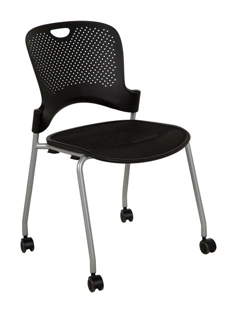 Herman Miller Caper Stacking Chair Black Office Furniture