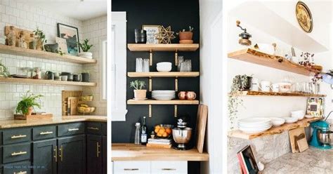 18 Stylish And Functional Open Kitchen Shelf Ideas To Save More Space