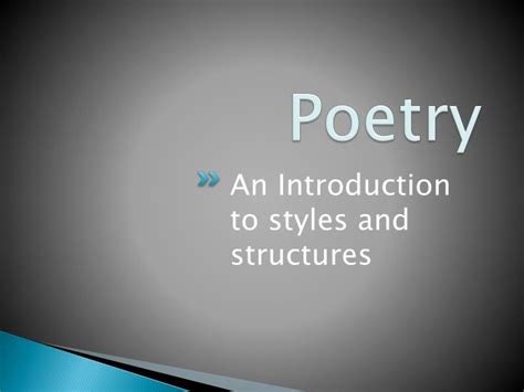 Ppt Poetry Powerpoint Presentation Free Download Id2580481