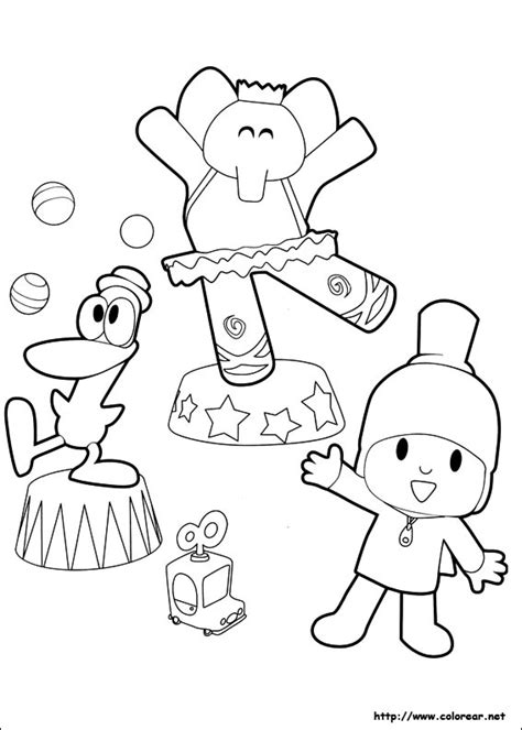 Dibujos para colorear de Pocoyó