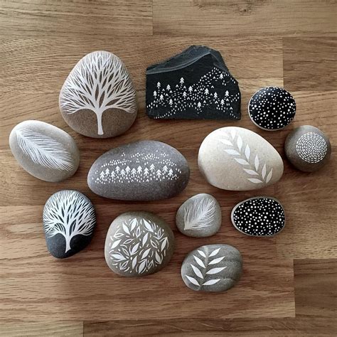 Charming Pebble Paintings Turn Found Beach Stones And Sea Glass Into