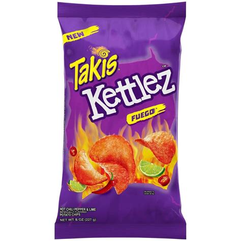 Takis Kettlez Fuego Kettle Cooked Potato Chips 8oz In 2022 Potato