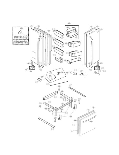 Kenmore Refrigerator Parts Diagram Kenmore Elite 79571073011 Bottom