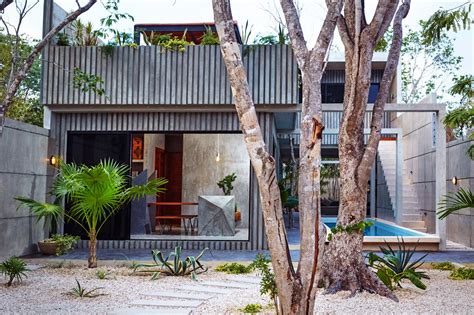 Exotic Tropical House In Tulum Mexico By Studio Arquitectos