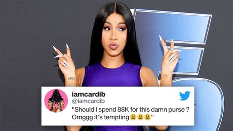 Cardi B Reacts To Twitter Backlash After She Considers Buying An 88k