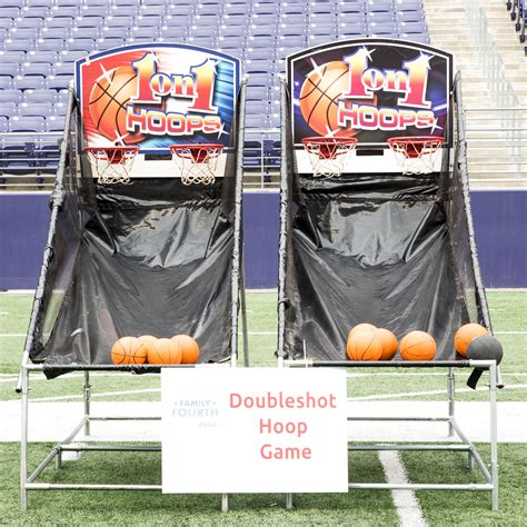 Double Shot Basketball Hoop Arcade Game Rental · National Event Pros