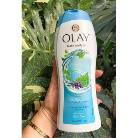 Olay Fresh Outlast Purifying Birch And Lavender Body Wash 700ml Shopee