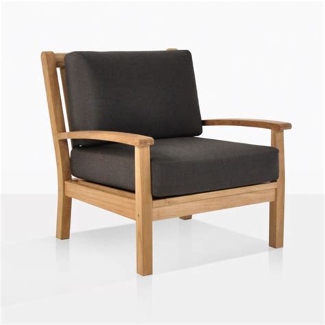 Naples Teak Outdoor Club Chair Patio Lounge Furniture Teak Warehouse