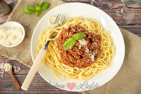 Spaghetti Bolognese Met Courgette Keukenliefde