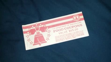 A little booklet of colored, funny money that you tore out and gave to the clerk. GET YOUR REPLICA FOOD STAMPS BOOK! - YouTube