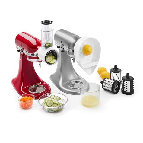 Kitchenaid Slicershredder And Citrus Juicer Attachments