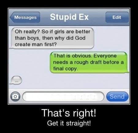 An uncalculated text from your ex can end up causing an explosion of emotions with ww iii proportions. Memes {completed} ︎ - Savage texts | Very funny texts ...