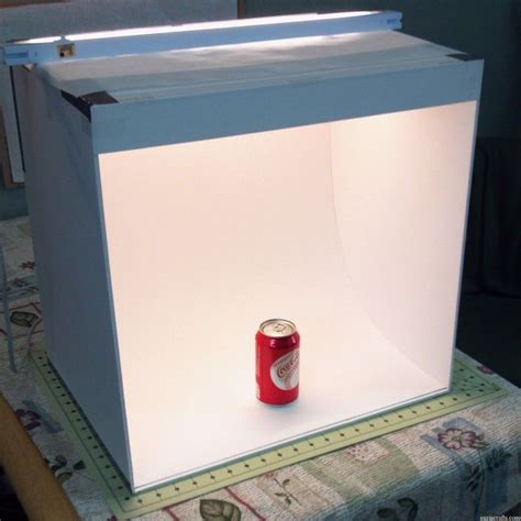 How to Make a Light Box for Photos | Light box diy, Photo light box
