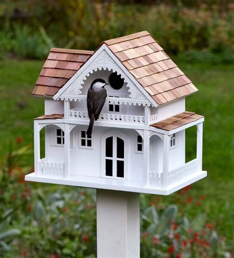 Shelter Island Birdhouse And Pole Decorative Bird Houses Victorian