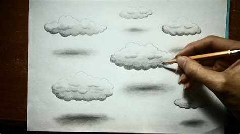 How To Draw Realistic Clouds With Pencil Howto Techno
