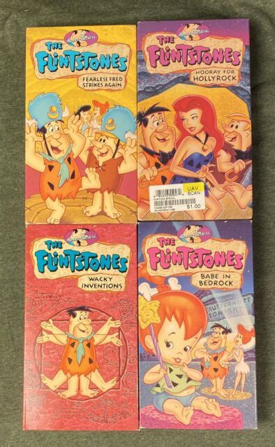 The Flintstones Hooray For Hollyrock Vhs 1994 For Sale Online Ebay