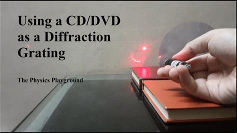 Using Cddvd As A Diffraction Grating Youtube