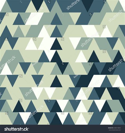 Seamless Triangle Pattern Vector Background Geometric Abstract