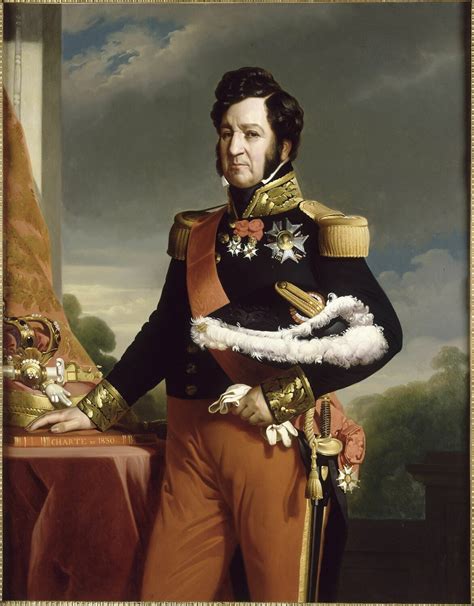Louis Philippe 1773 1850 Roi Des Français Portrait à Mi Corps