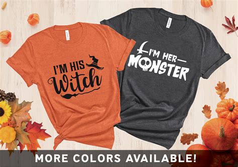 halloween couple shirts halloween shirts for men and women etsy