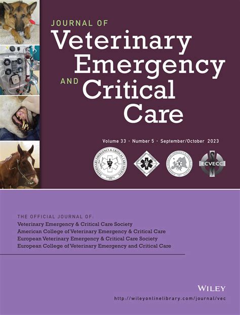 Journal Of Veterinary Emergency And Critical Care Wiley Online Library