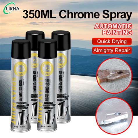 Likha Premium Chrome Paint Spray Cartridge 10 Years Rust Resistant
