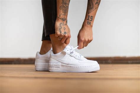 Womens nike air force 1 sage low size uk 6 ar5339 200 rare. Nike Women's Air Force 1 Shadow White - CI0919-100