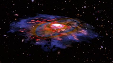 Alma And Vlt Reveal Dusty And Evolved Galaxy