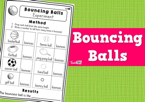 Bouncing Ball Experiment Teacher Resources And Classroom Games Teach This