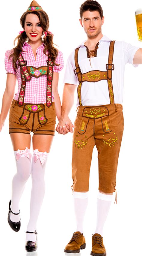 beer ly feeling it couples costume mens bavarian lederhosen costume mens beer costume pink