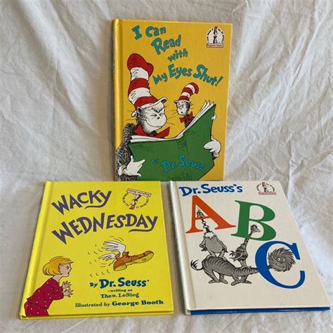 dr seuss books other 3 dr seuss classic hard bound books poshmark