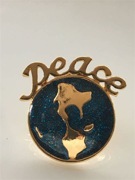 Avon Peace Pin Peace Pin Vintage Avon Peace Pin World Peace Pin Vintage