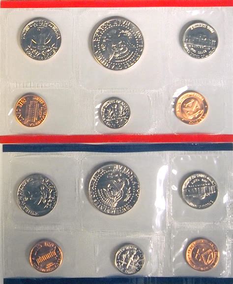 1988 Mint Set All Original 10 Coin Us Mint Uncirculated Set 799