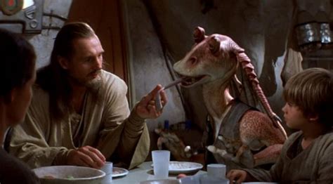 The Statue Is Life Size Jar Jar Binks In Star Wars Episode I The