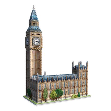 Puzzle 3d Maqueta Del Big Ben En Londres 890 Piezas Multicolor — Hts