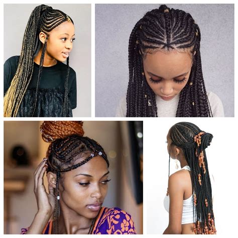 Long ombre hairstyle for straight hair via. Tresses Fulani uniques pour chaque femme | Madame Coiffures
