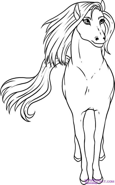 Step 7 draw the 2nd pair of legs as shown to give a look that the horse is running. Simple Horse Head Drawing at GetDrawings | Free download
