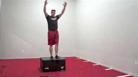 Box Jump To Depth Drop To Vertical Jump Youtube
