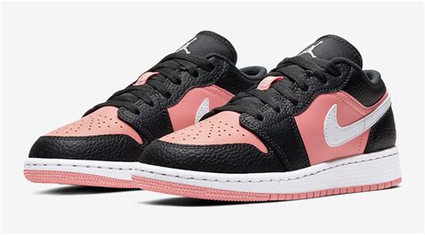 Pops Of Pink Brighten Up The Air Jordan 1 Low Pink Quartz Upcoming