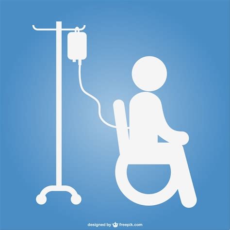 Hospital Patient Icon Vector Free Download